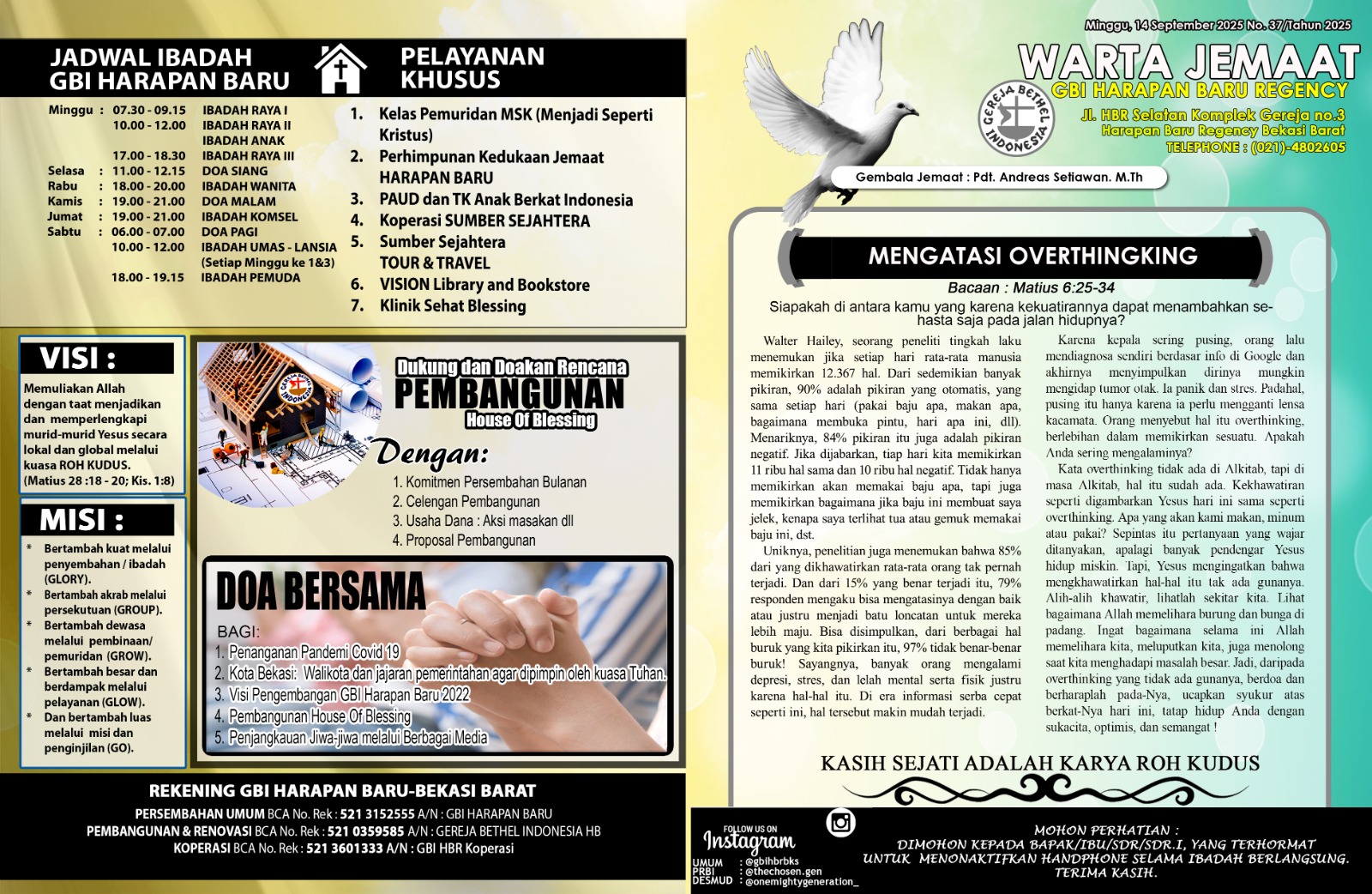 Warta Jemaat GBI Harapan Baru